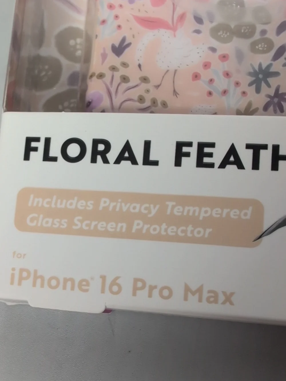 MVMT Floral Feather iPhone 16 Pro Max Phone Case